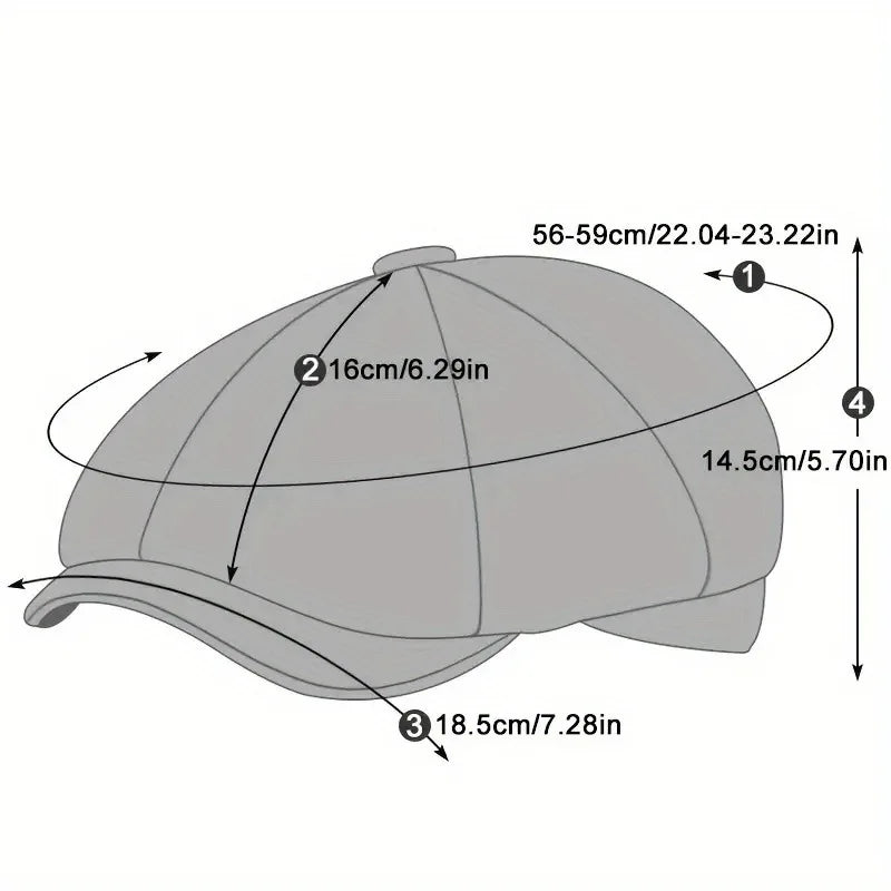 NEXT STREET Retro Gatsby Tech Hat