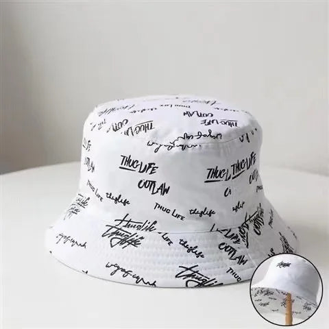 NEXT STREET Reversible Graffiti Bucket Hat
