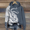 NEXT STREET Blue Ocean Tentacles Hoodie