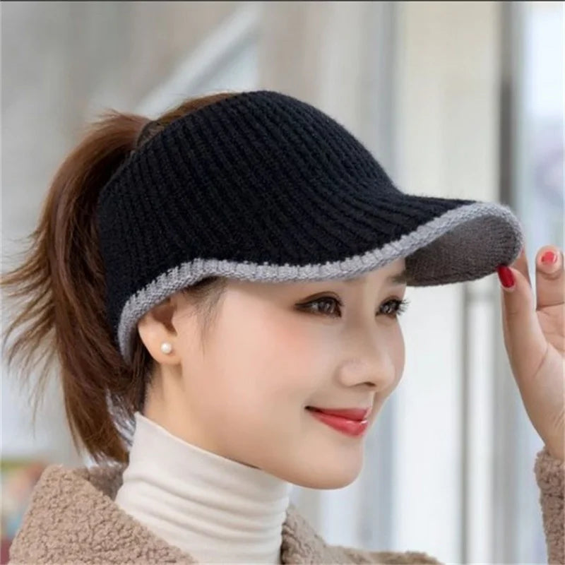 NEXT STREET Thermal Visor Knit Cap Hat