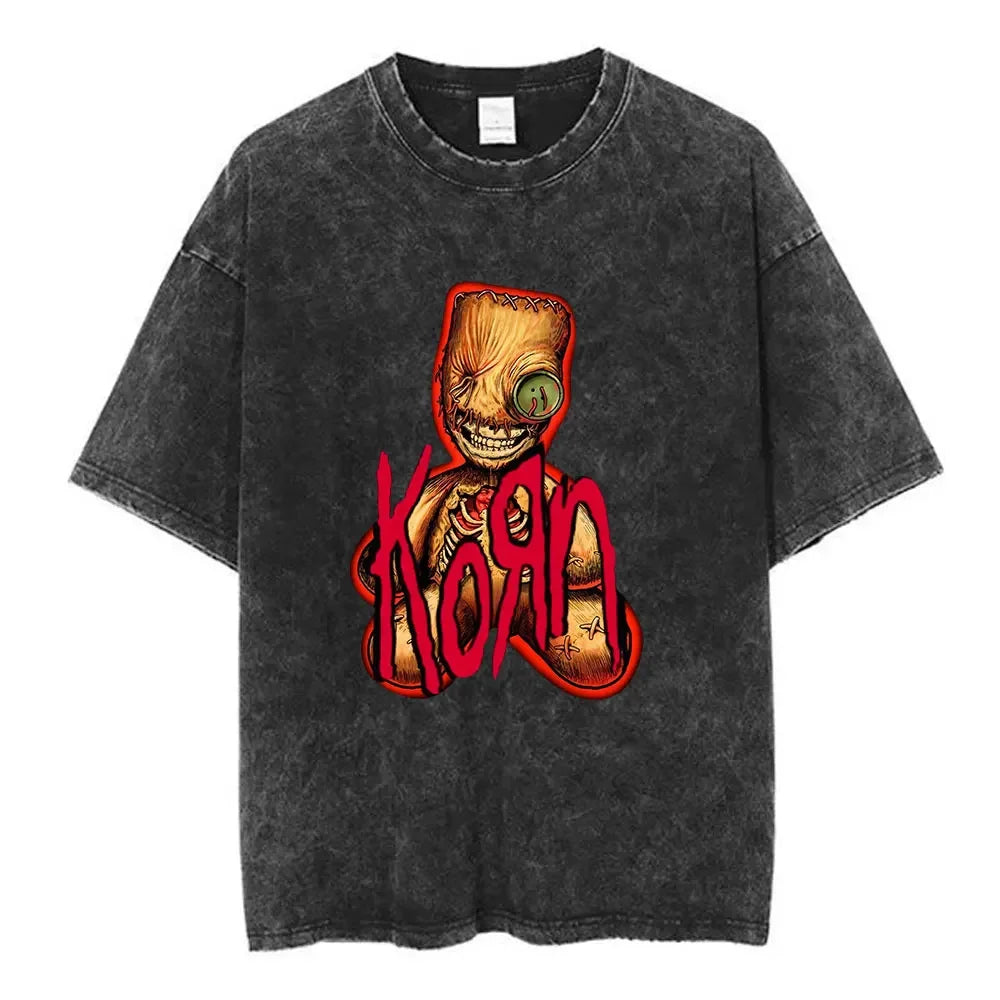 NEXT STREET Korn Distressed Tour TEE