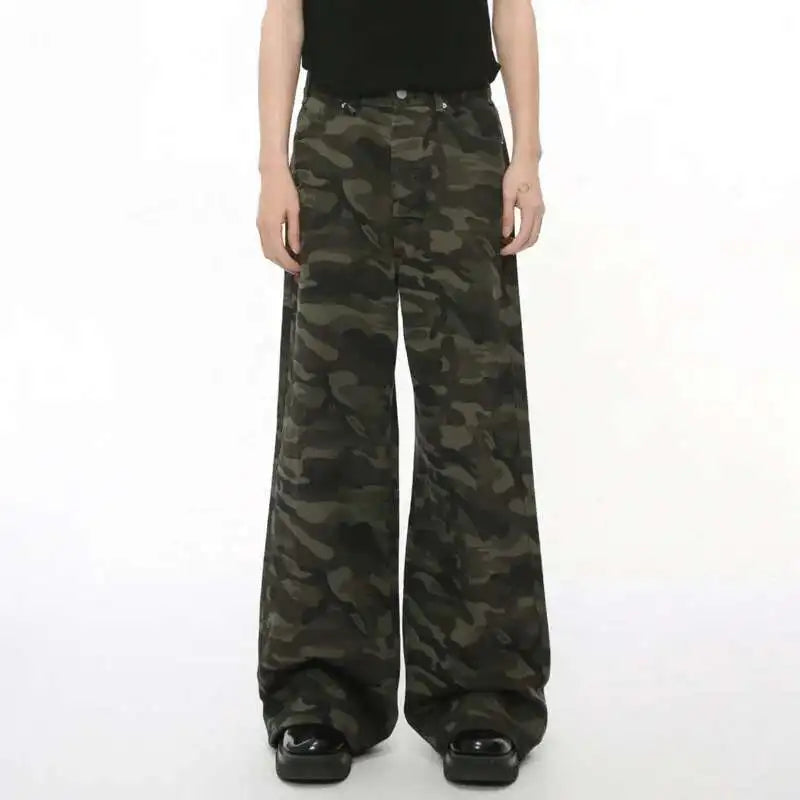 NEXT STREET Vintage Camo Wide-Leg Jeans