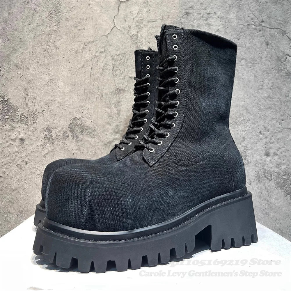 NEXT STREET Denim Tube Chelsea Boots