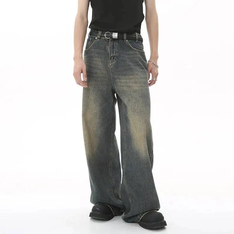NEXT STREET Old Blue Wide-Leg Jeans