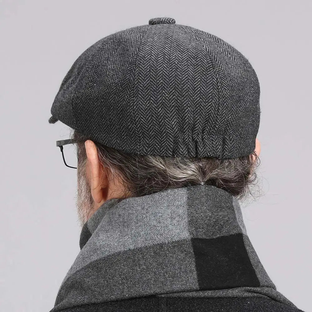 NEXT STREET Retro Windproof Beret Hat