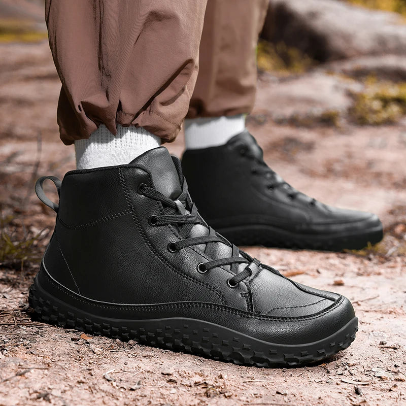 NEXT STREET Wide-Toe Mid Hiker Sneakers