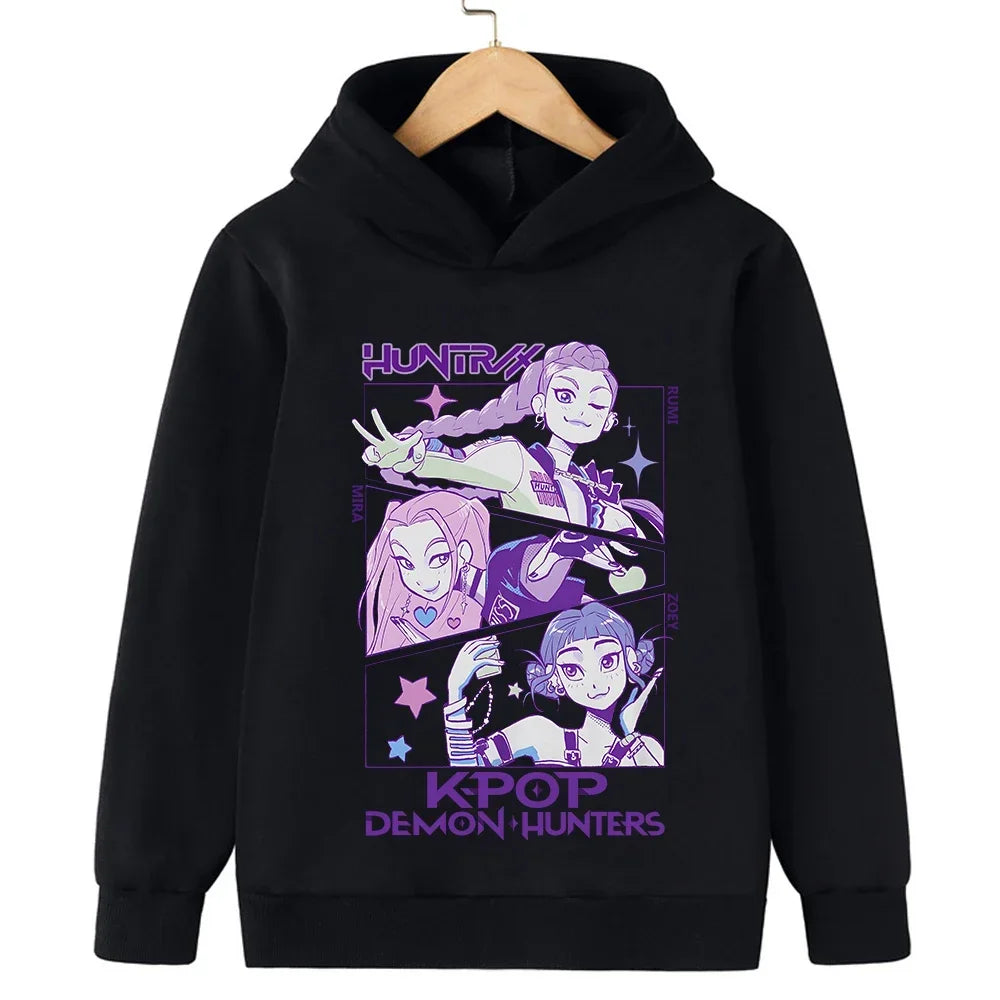 NEXT STREET Neon KPop Demon Hunter Hoodie
