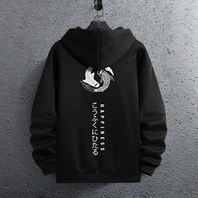 NEXT STREET Bushido Print Hoodie