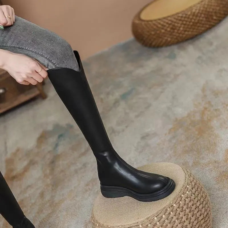 NEXT STREET Vector-Lift Knee-High Boots
