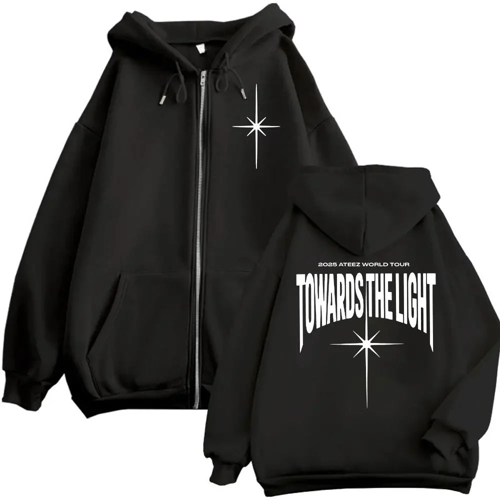 NEXT STREET ATEEZ World Tour Tech Zipper Hoodie