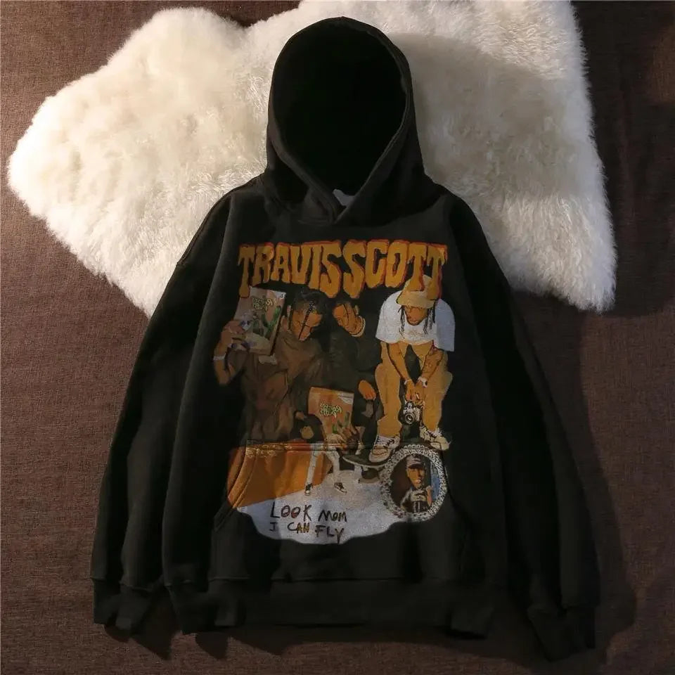 NEXT STREET Y2K Overfit Hoodie