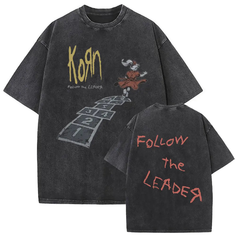 NEXT STREET Vintage Korn Graphic TEE