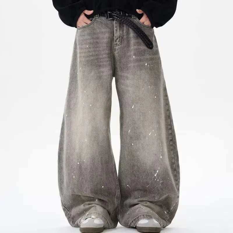 NEXT STREET Curved Knife Vintage Grey Jeans