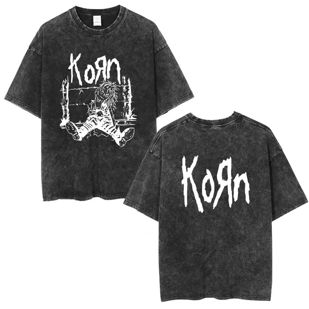 NEXT STREET Korn Distressed Tour TEE