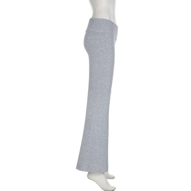 NEXT STREET Slim Low-Waist Flare Jogging Pant