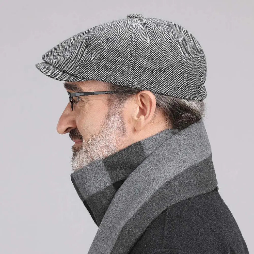 NEXT STREET Retro Windproof Beret Hat