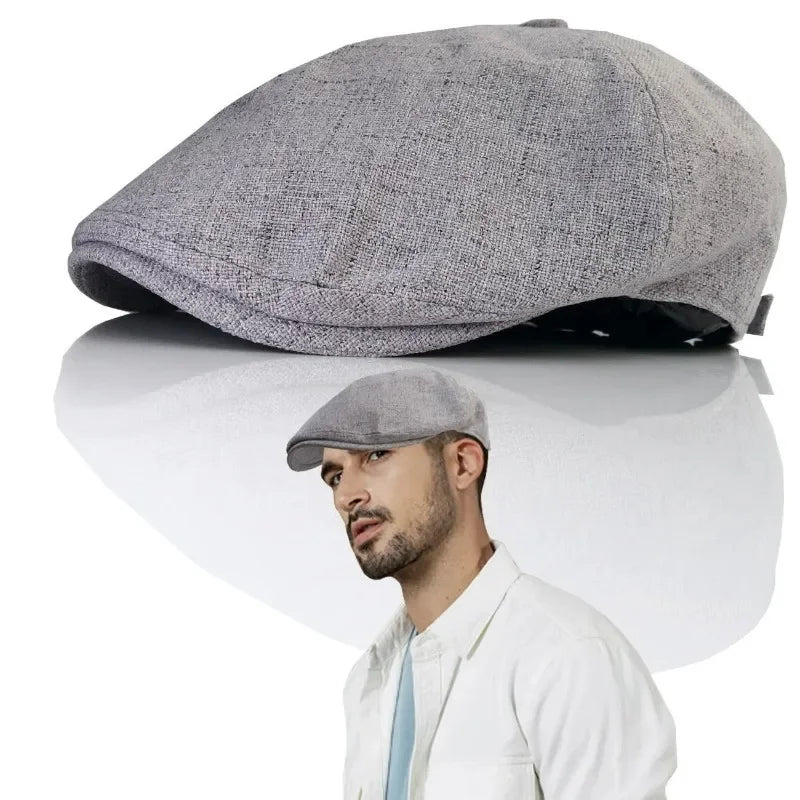NEXT STREET Retro Mesh-Lined Beret Hat