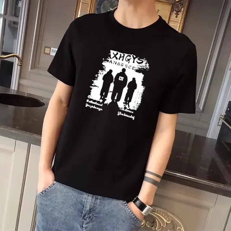 NEXT STREET Harajuku Print Tech TEE