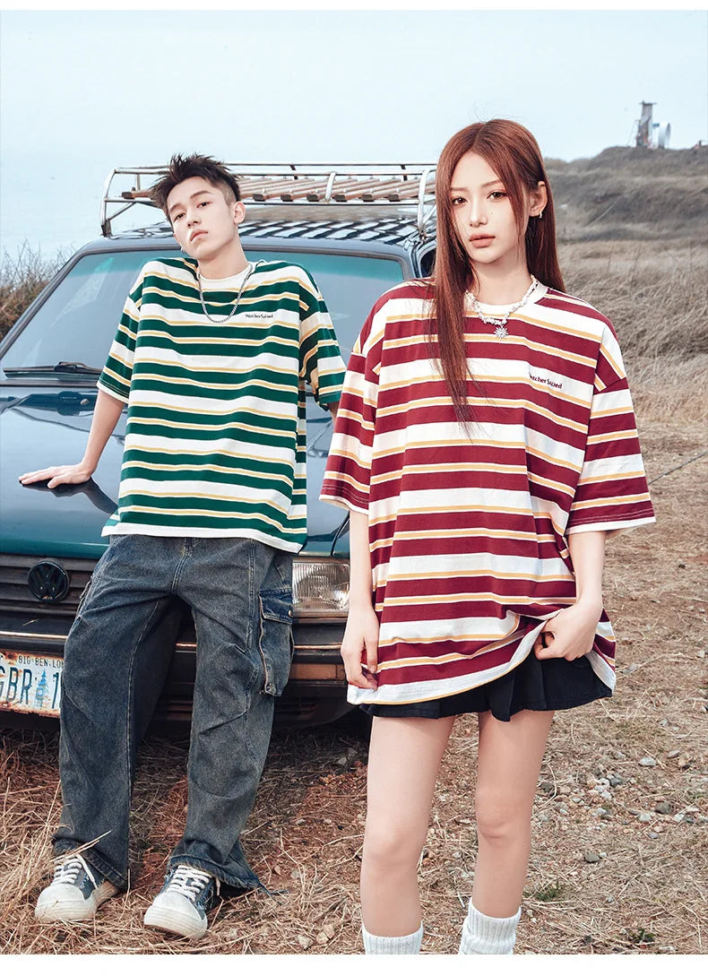 NEXT STREET Neo-Stripe TEE