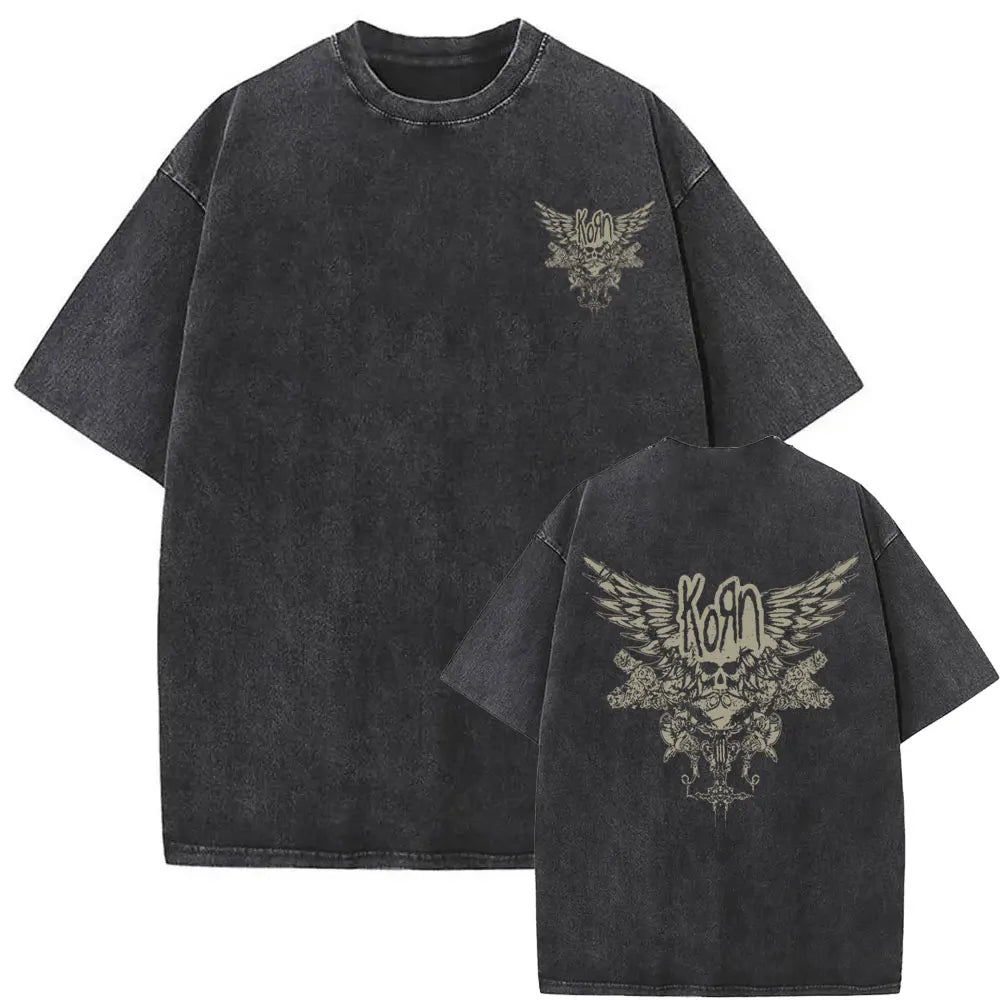 NEXT STREET Vintage Korn Graphic TEE