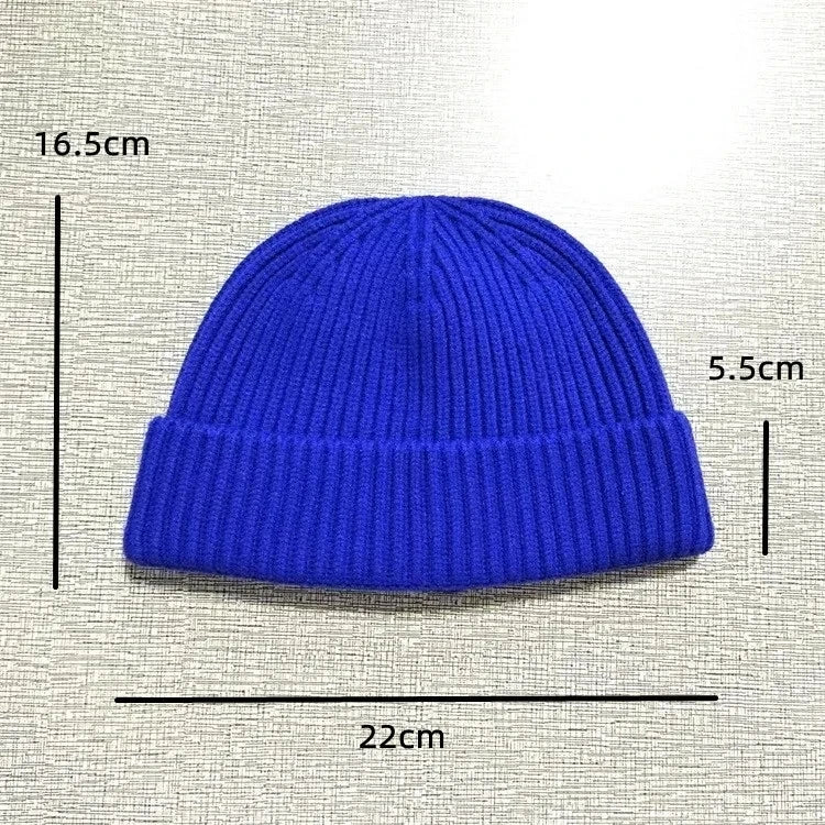 NEXT STREET Solid Knit Hip Hop Cap