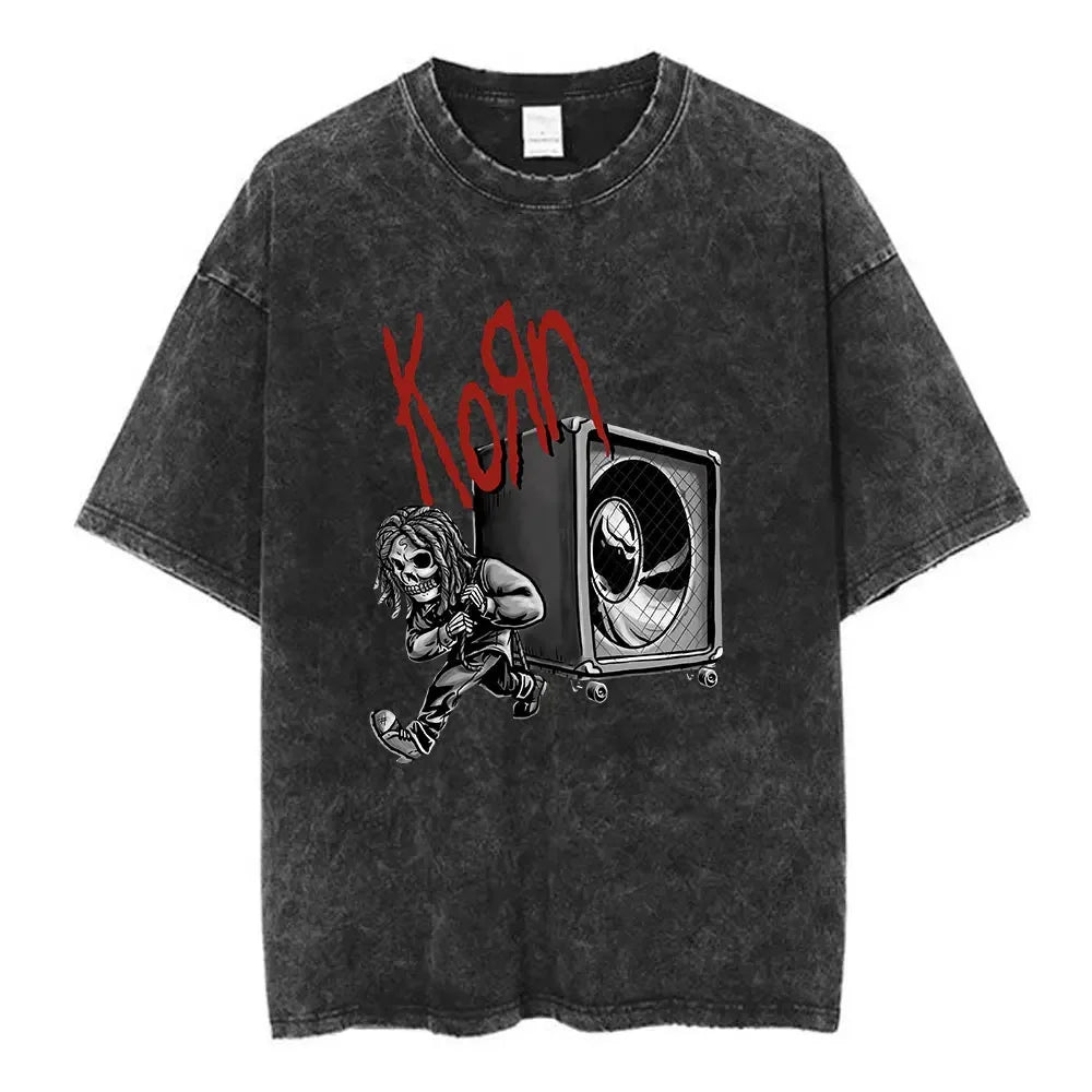 NEXT STREET Korn Distressed Tour TEE