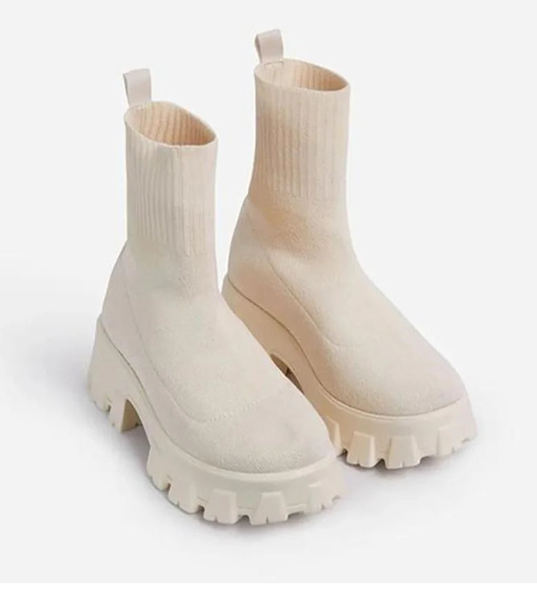 NEXT STREET Gravity Knit Platform Sneakers