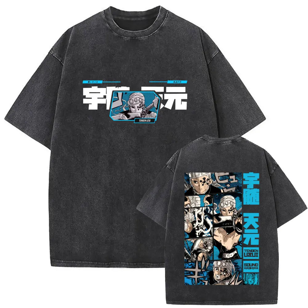 NEXT STREET Washed Demon Slayer TEE