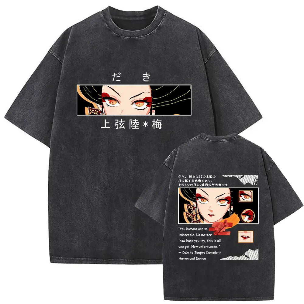 NEXT STREET Washed Demon Slayer TEE