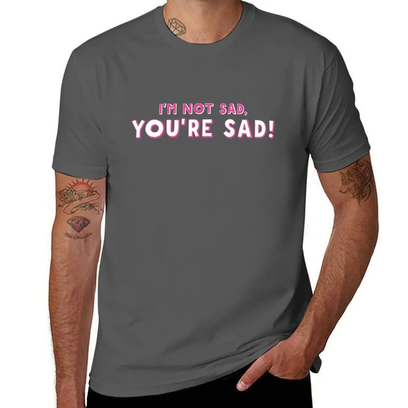 NEXT STREET Static Sad Graphic TEE