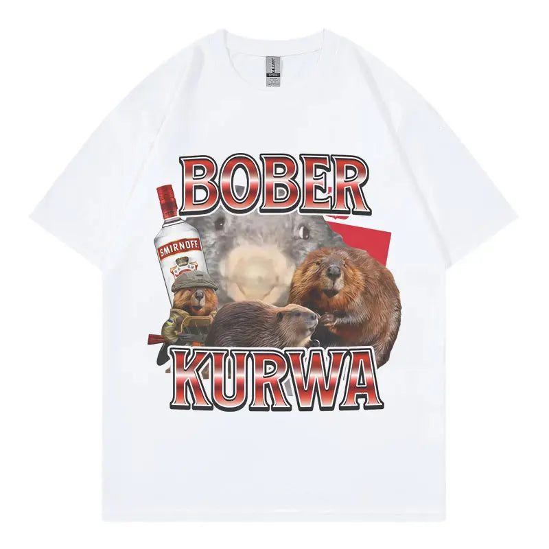 NEXT STREET Bober Mouse Meme TEE