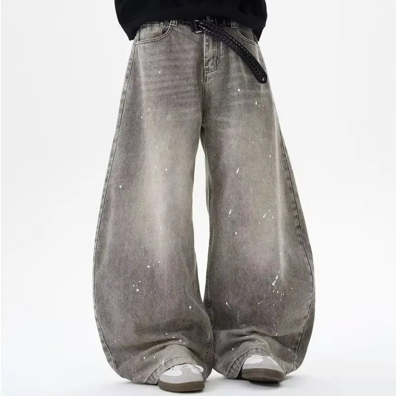 NEXT STREET Curved Knife Vintage Grey Jeans