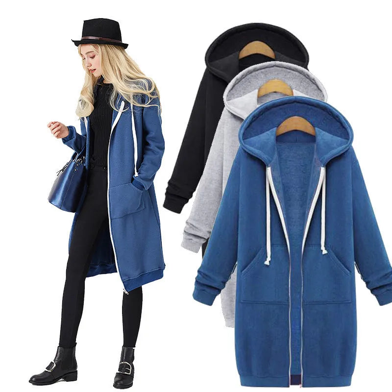 NEXT STREET Longline Hoodies Coat