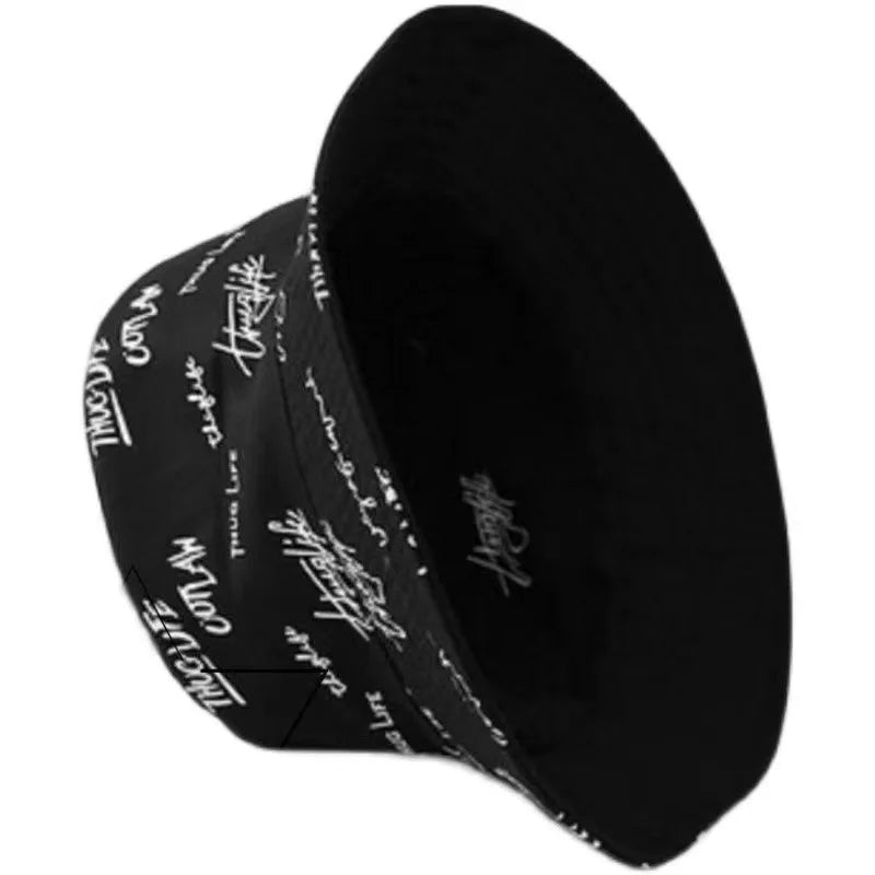 NEXT STREET Reversible Graffiti Bucket Hat