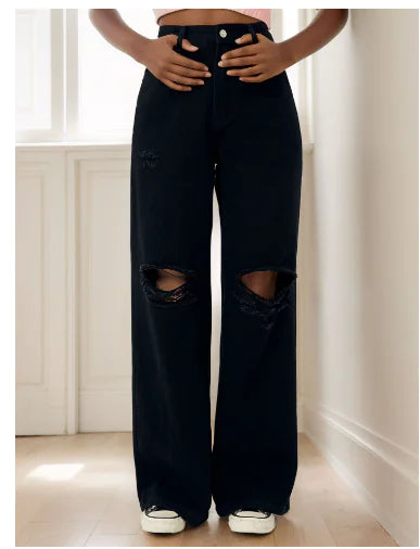 NEXT STREET Highrise Ripped Boyfriend Jeans