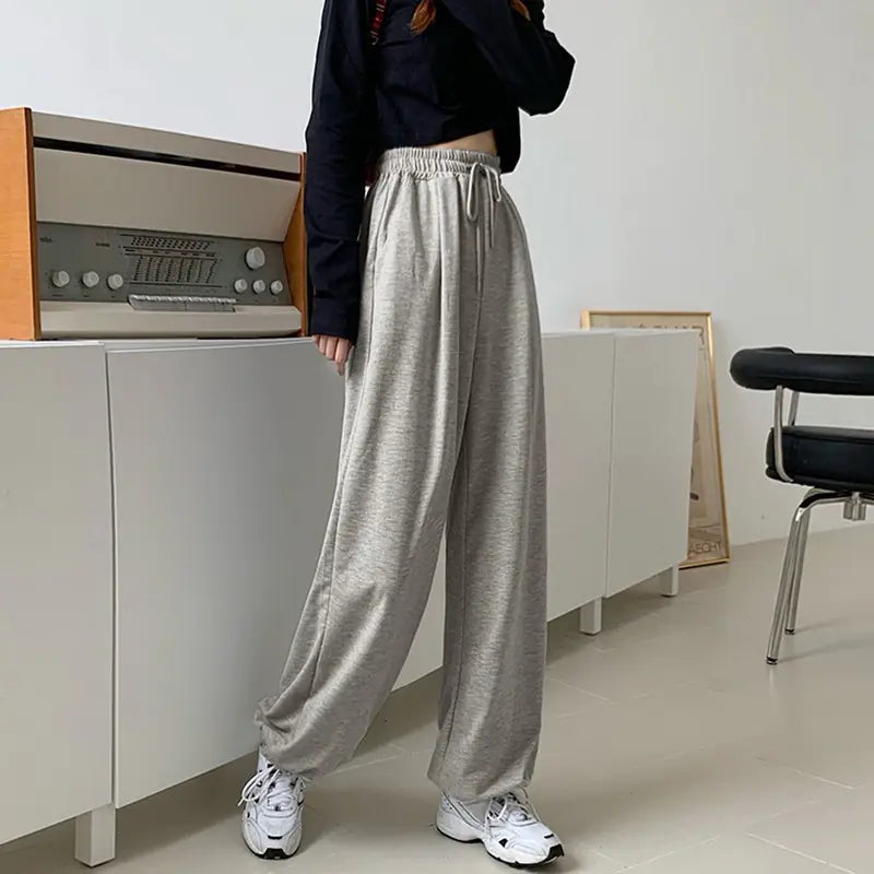 NEXT STREET Milk Silk High-Waist Jogging Pant
