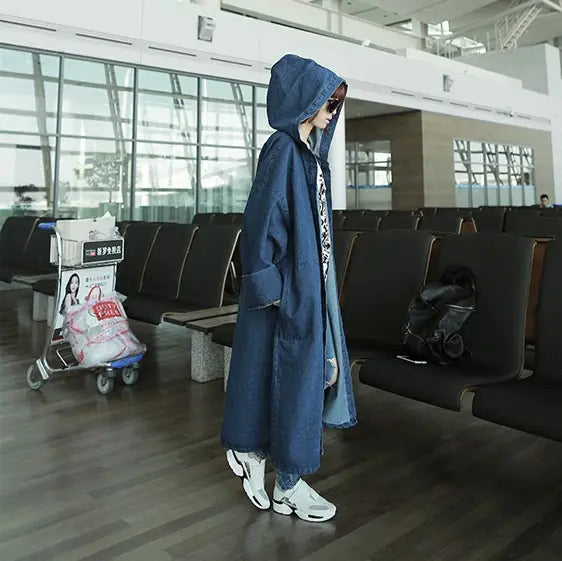 NEXT STREET Drift Denim Hoodie