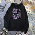 NEXT STREET Haze Graphic Velvet Hoodie