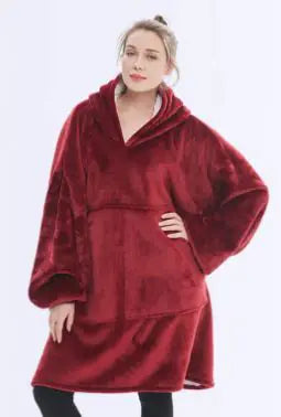 NEXT STREET Thermal Flannel Hoodie