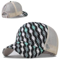 NEXT STREET Diamond Mesh Ponytail Cap