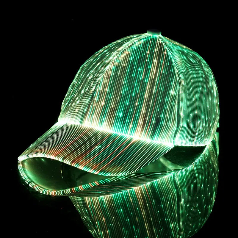 NEXT STREET Luminous Fiber LED Cap