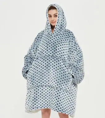 NEXT STREET Thermal Flannel Hoodie