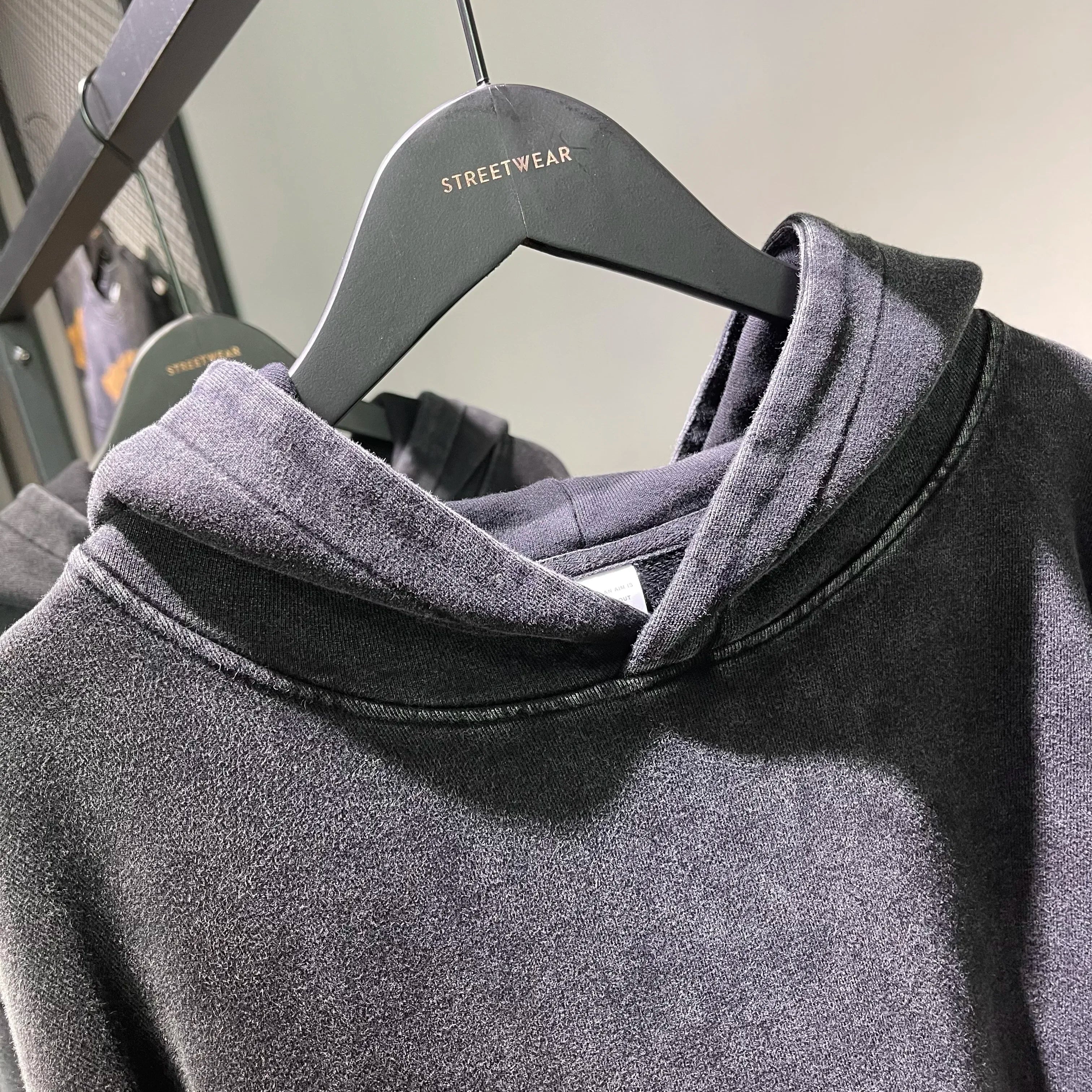 NEXT STREET Retro Wash Oversized Hoodie