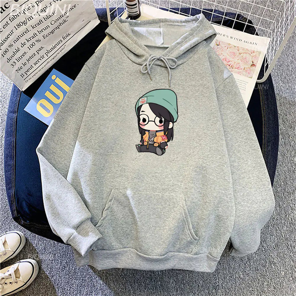 NEXT STREET Valorant Oversized Hoodie