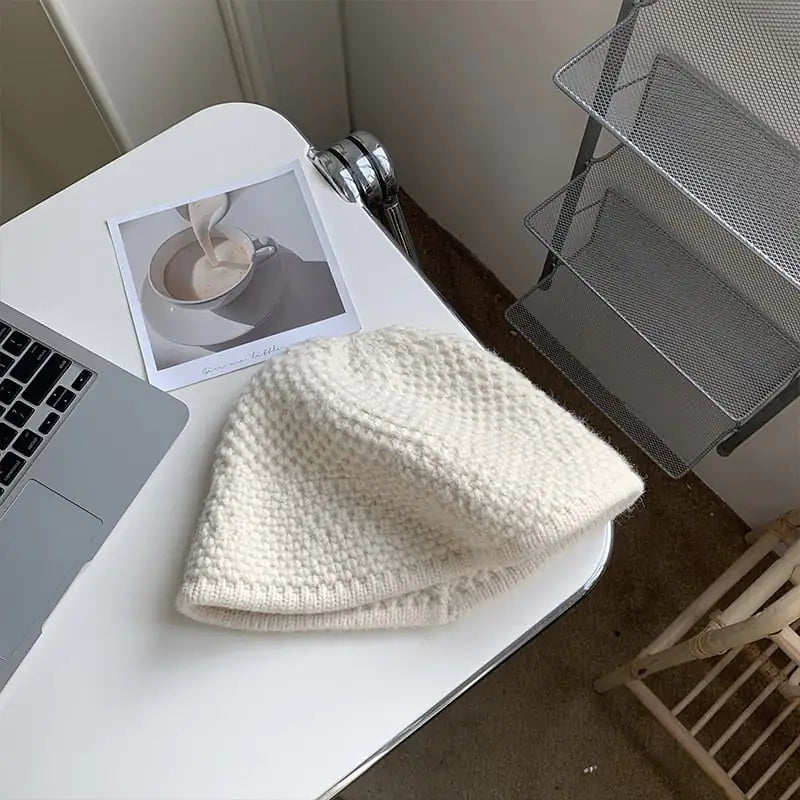 NEXT STREET Dome Knit Wool Bucket Hat