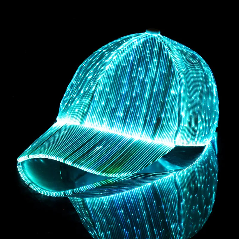 NEXT STREET Luminous Fiber LED Cap