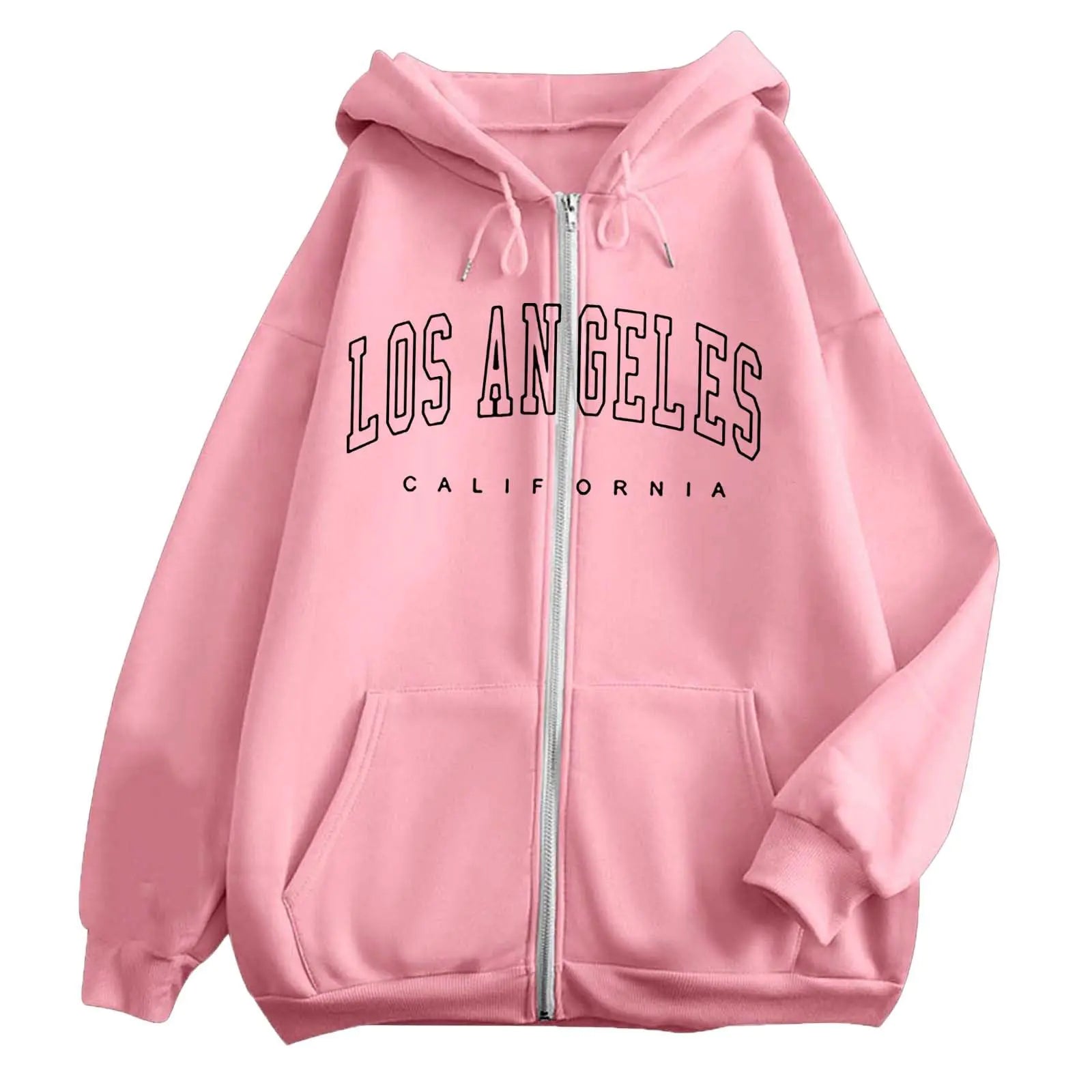 NEXT STREET Neon LA Zip Hoodie